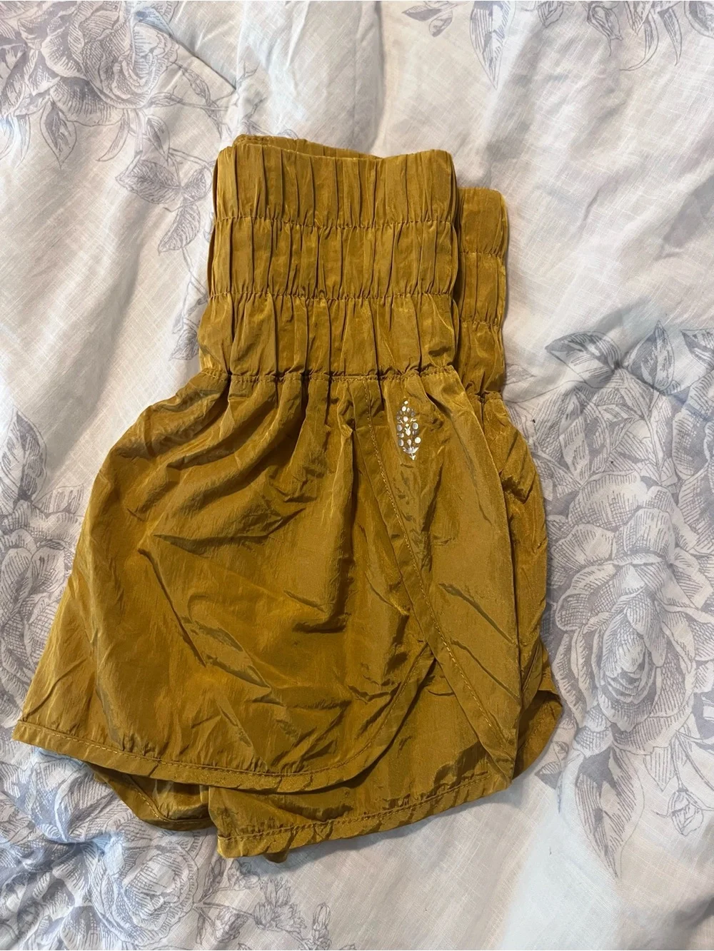 Free People FP Movement The Way Home Shorts XS Varsity Gold